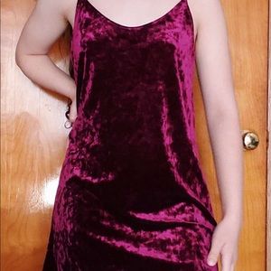 Only Hearts Loose Velvet Dress